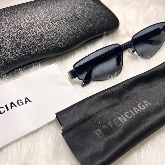 Cat eye 61MM Oval Balenciaga Sunglasses - Picture 1 of 8